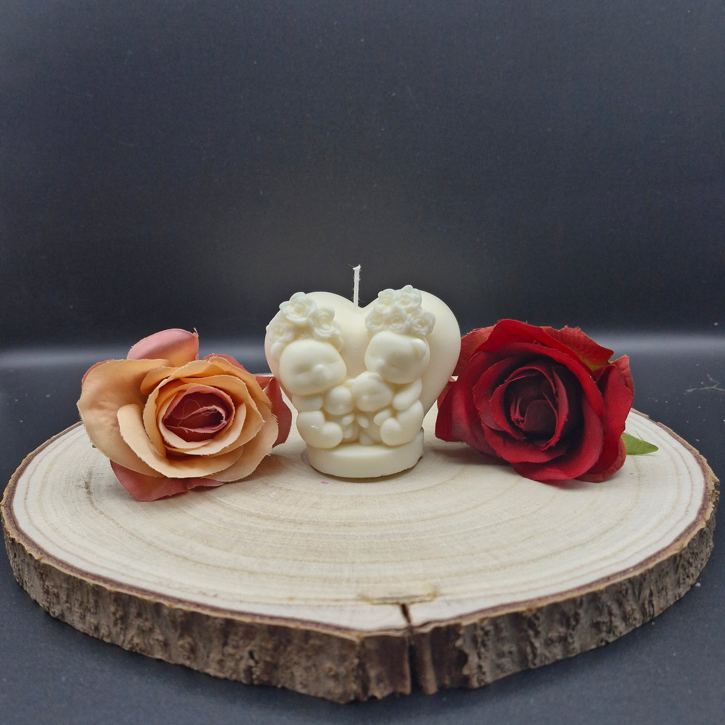 heart with bear family