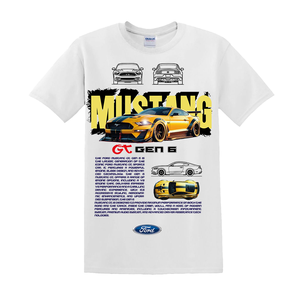 t shirt mustang gen 6