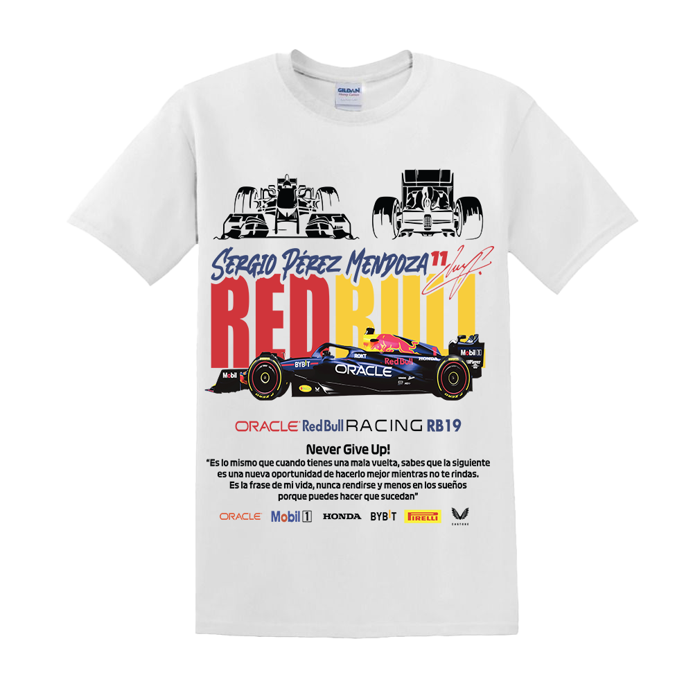 t shirt sergio pérez redbull