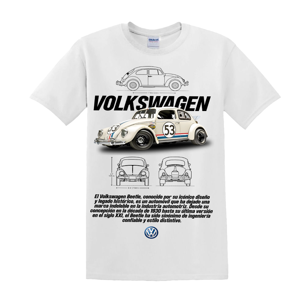 t shirt volkswagen beetle