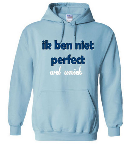 hoodie 1 kleur bedrukkng