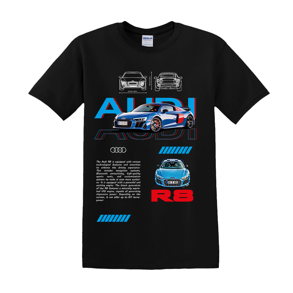 t shirt audi R8
