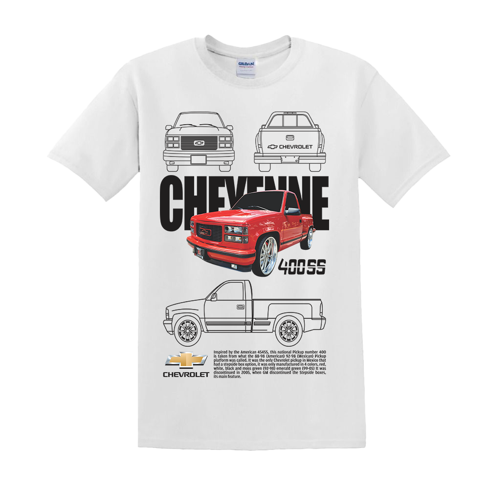 t shirt chevrolet cheyenne 400SS