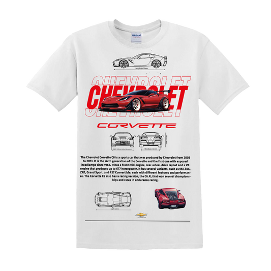 t shirt chevrolet corvette