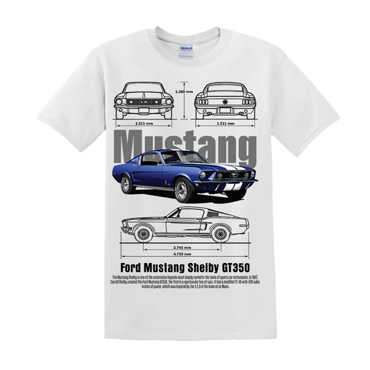 t shirt mustang shelby GT350