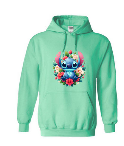 hoodie met kleurafbeelding