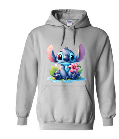 hoodie met kleurafbeelding