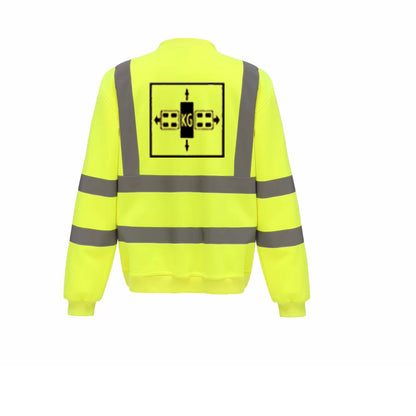 Hoge zichtbaarheid sweater met ronde hals